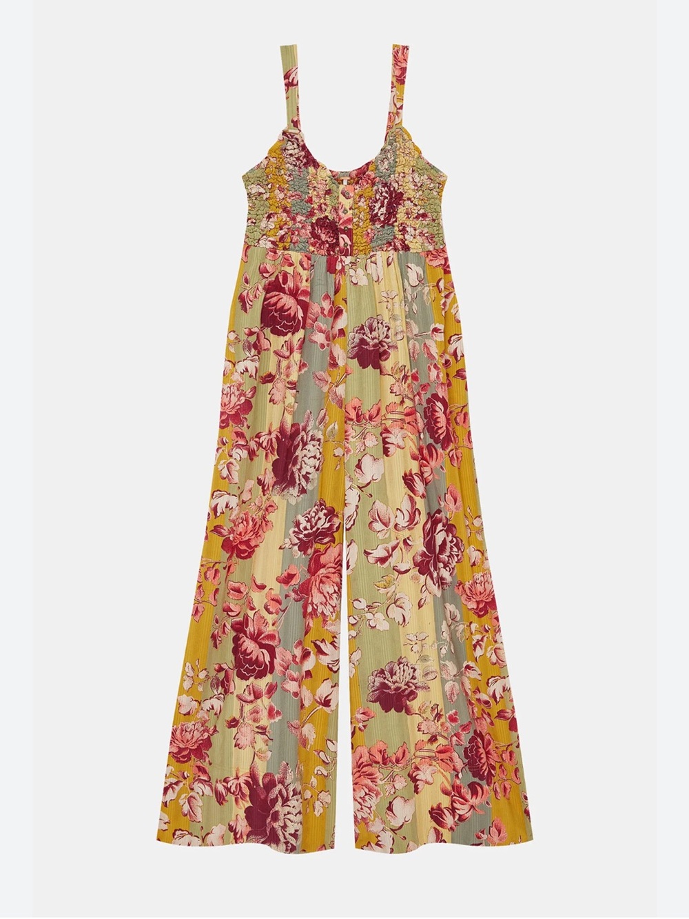 Free People Melrose printed wide leg jumpsuit - Picture 5 of 12